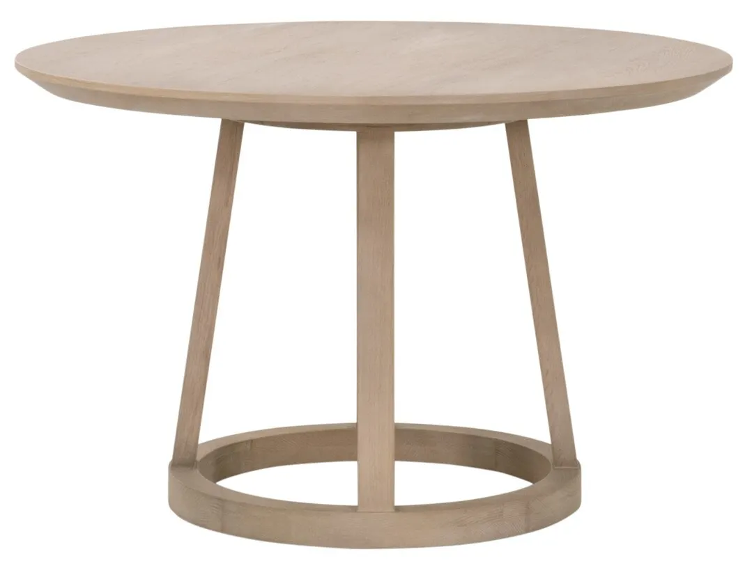 Essentials For Living 8010.SGRY-OAK Reeves 48" Round Dining Table Essentials For Living 8010.SGRY-OAK Reeves 48" Round Dining Table