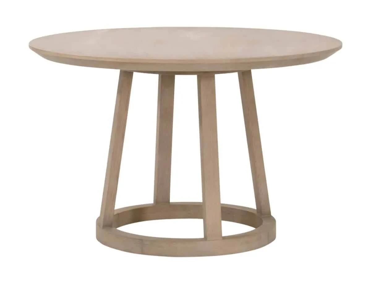 Essentials For Living 8010.SGRY-OAK Reeves 48″ Round Dining Table