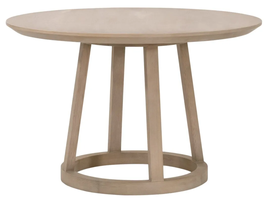 Essentials For Living 8010.SGRY-OAK Reeves 48" Round Dining Table Essentials For Living 8010.SGRY-OAK Reeves 48" Round Dining Table