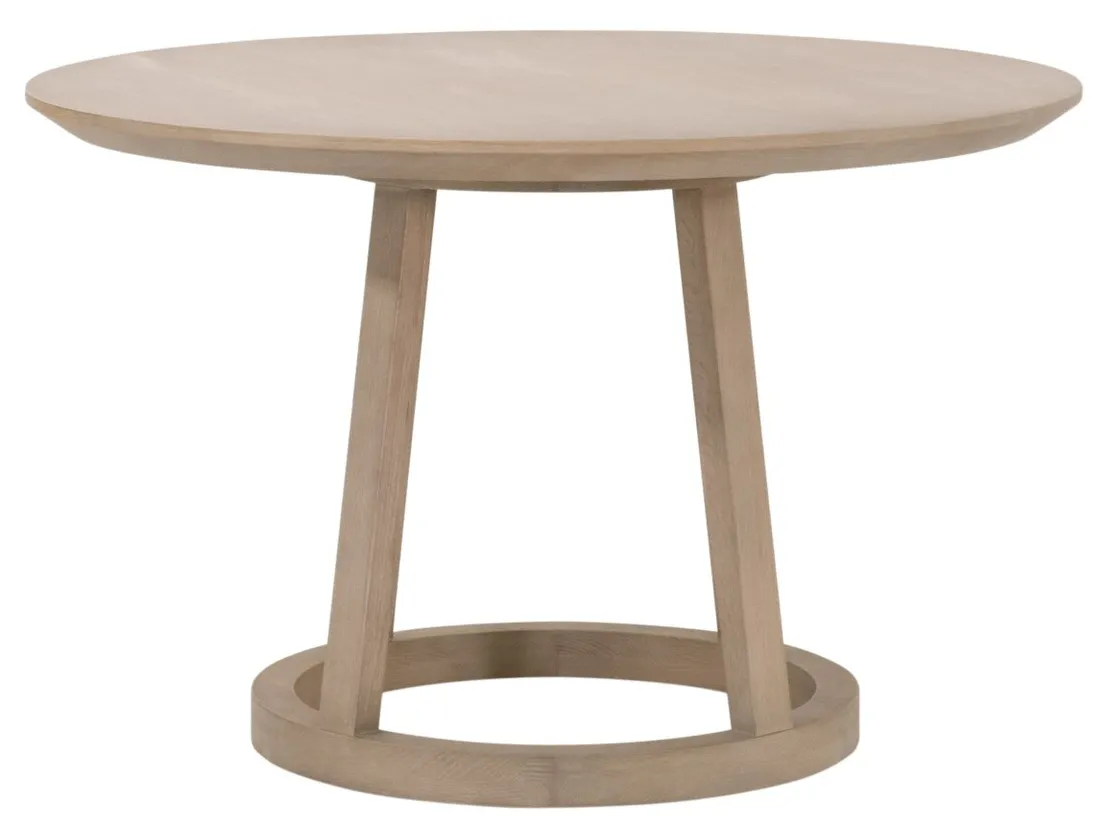 Essentials For Living 8010.SGRY-OAK Reeves 48" Round Dining Table Essentials For Living 8010.SGRY-OAK Reeves 48" Round Dining Table