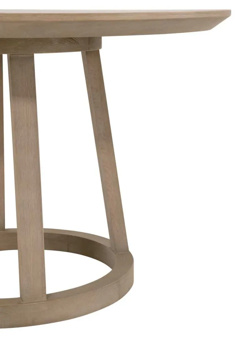 Essentials For Living 8010.SGRY-OAK Reeves 48" Round Dining Table Essentials For Living 8010.SGRY-OAK Reeves 48" Round Dining Table