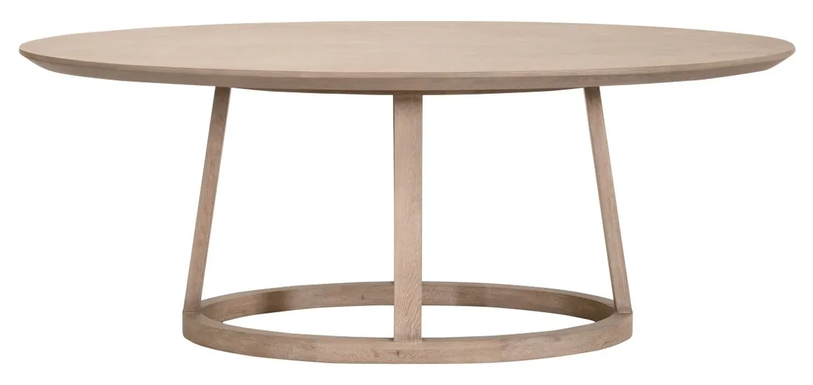 Essentials For Living 8011.SGRY-OAK Reeves Oval Dining Table Essentials For Living 8011.SGRY-OAK Reeves Oval Dining Table