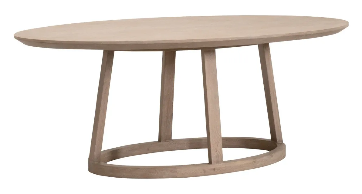 Essentials For Living 8011.SGRY-OAK Reeves Oval Dining Table Essentials For Living 8011.SGRY-OAK Reeves Oval Dining Table