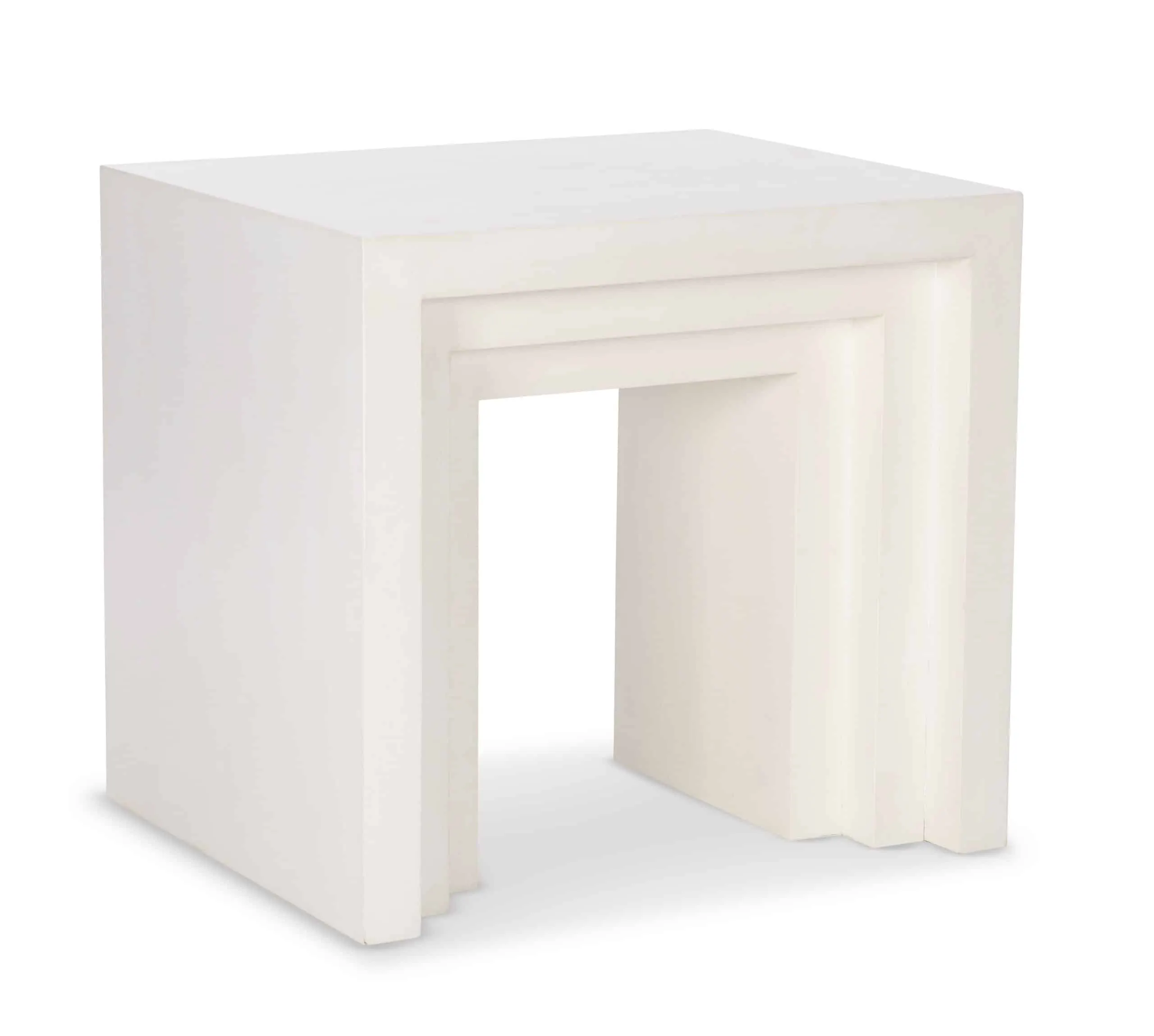 Maitland Smith CJ8385-32-W  Aries End Table Coconut