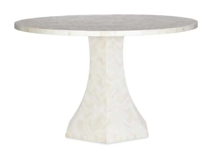 Highland House HH26-504-AS Keenan Bone Dining Table Highland House HH26-504-AS Keenan Bone Dining Table