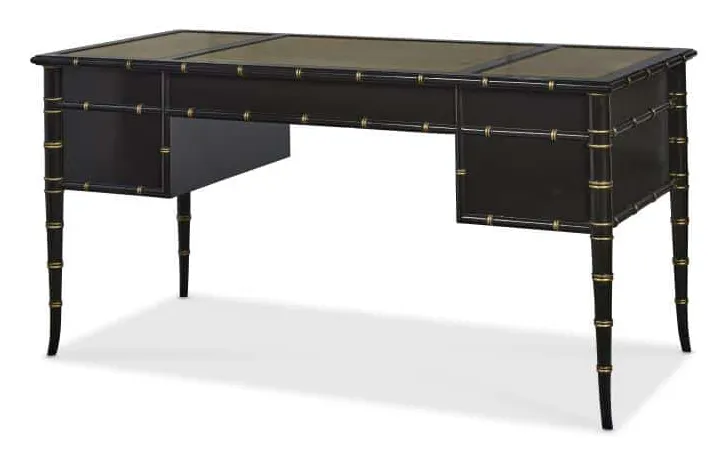 Highland House HH28-132-AS Daphne Desk With Leather Top Highland House HH28-132-AS Daphne Desk With Leather Top