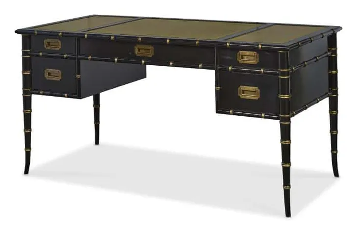 Highland House HH28-132-AS Daphne Desk With Leather Top Highland House HH28-132-AS Daphne Desk With Leather Top