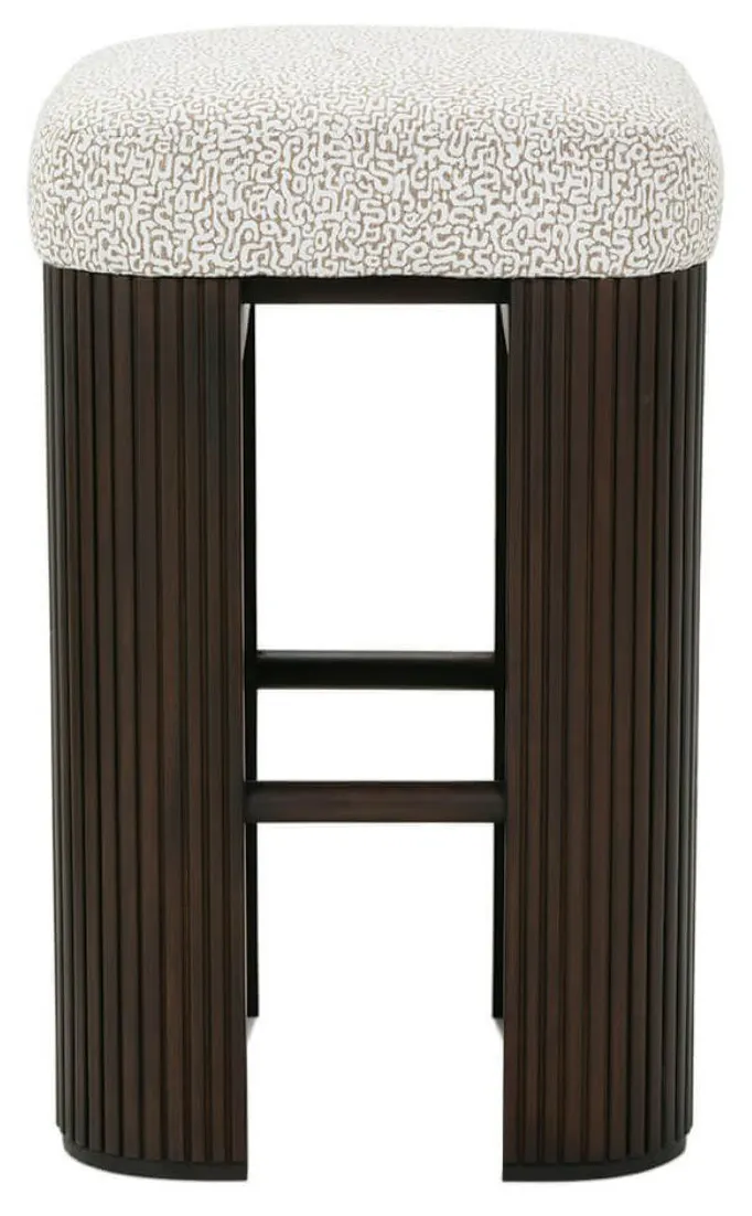 Rowe Furniture R131-541 Kindred Barstool No Back - Godiva Rowe Furniture R131-541 Kindred Barstool No Back - Godiva