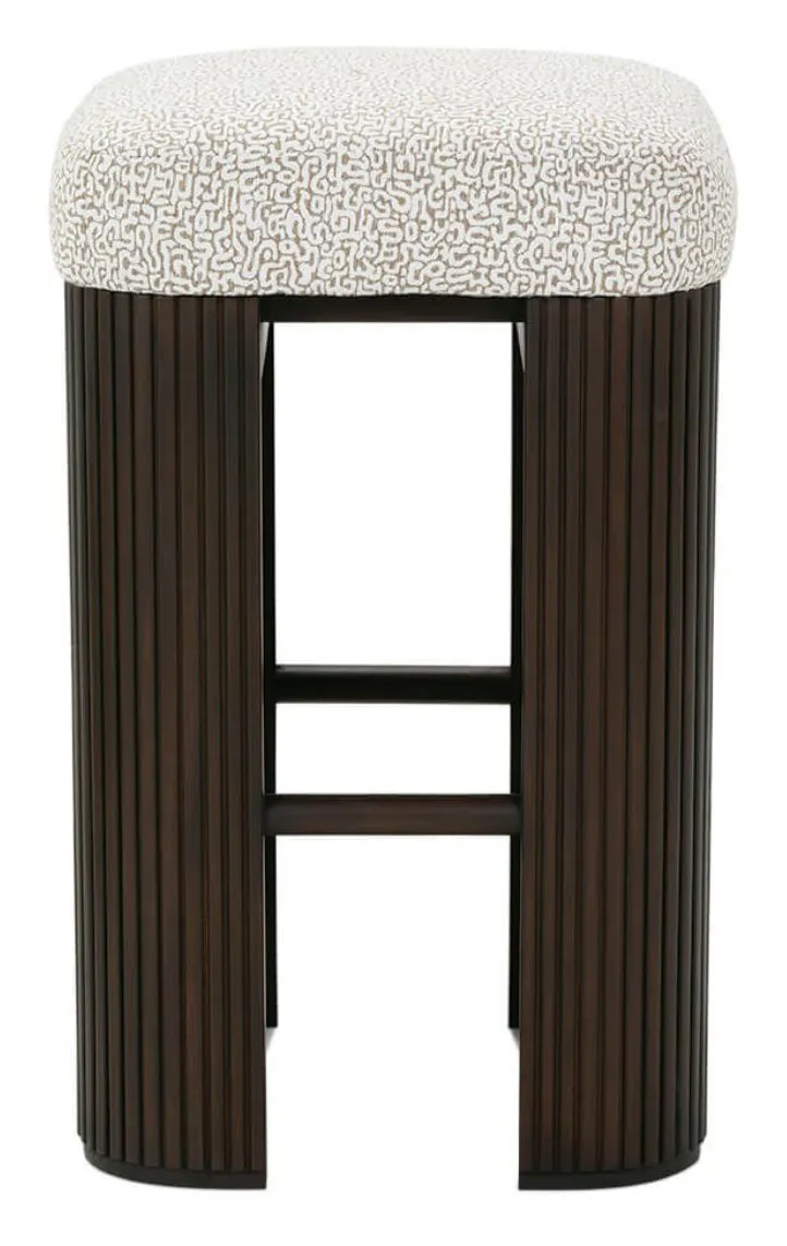 Rowe Furniture R131-541 Kindred Barstool No Back - Godiva Rowe Furniture R131-541 Kindred Barstool No Back - Godiva