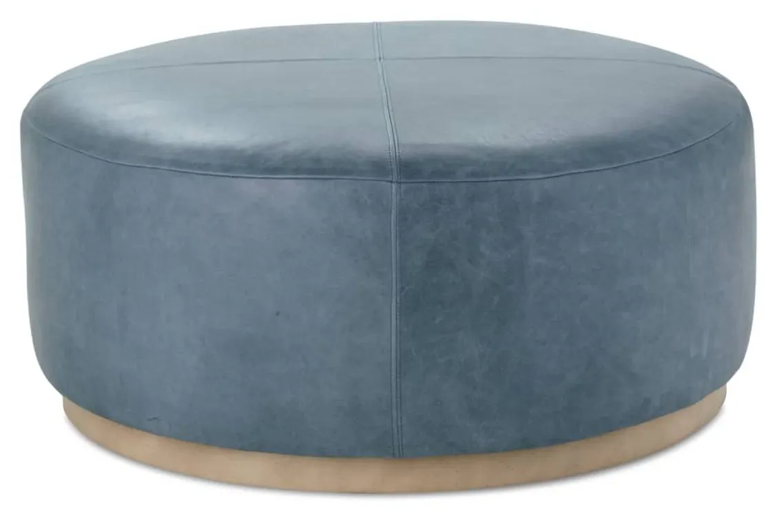 Rowe Furniture CUSTOM-L-OTTOMAN-RC Custom Leather Ottomans Rowe Furniture CUSTOM-L-OTTOMAN-RC Custom Leather Ottomans