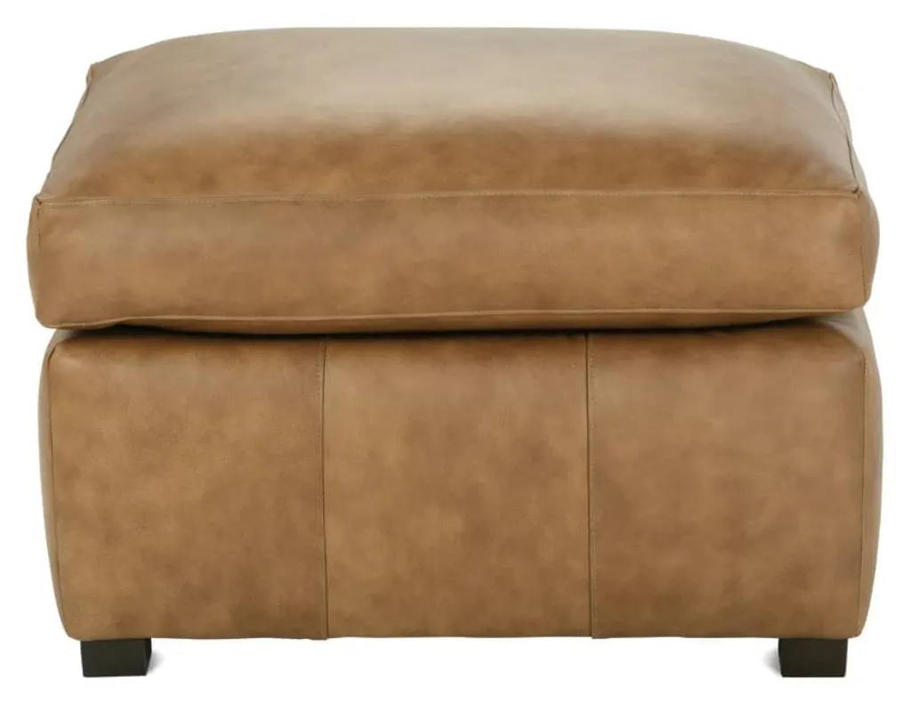 Rowe Furniture DESMOND-L-005-RC Desmond Leather Ottoman Rowe Furniture DESMOND-L-005-RC Desmond Leather Ottoman