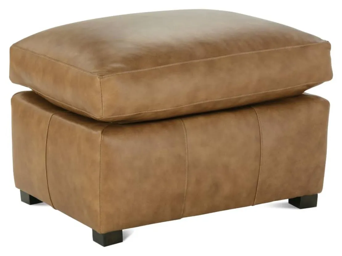 Rowe Furniture DESMOND-L-005-RC Desmond Leather Ottoman Rowe Furniture DESMOND-L-005-RC Desmond Leather Ottoman