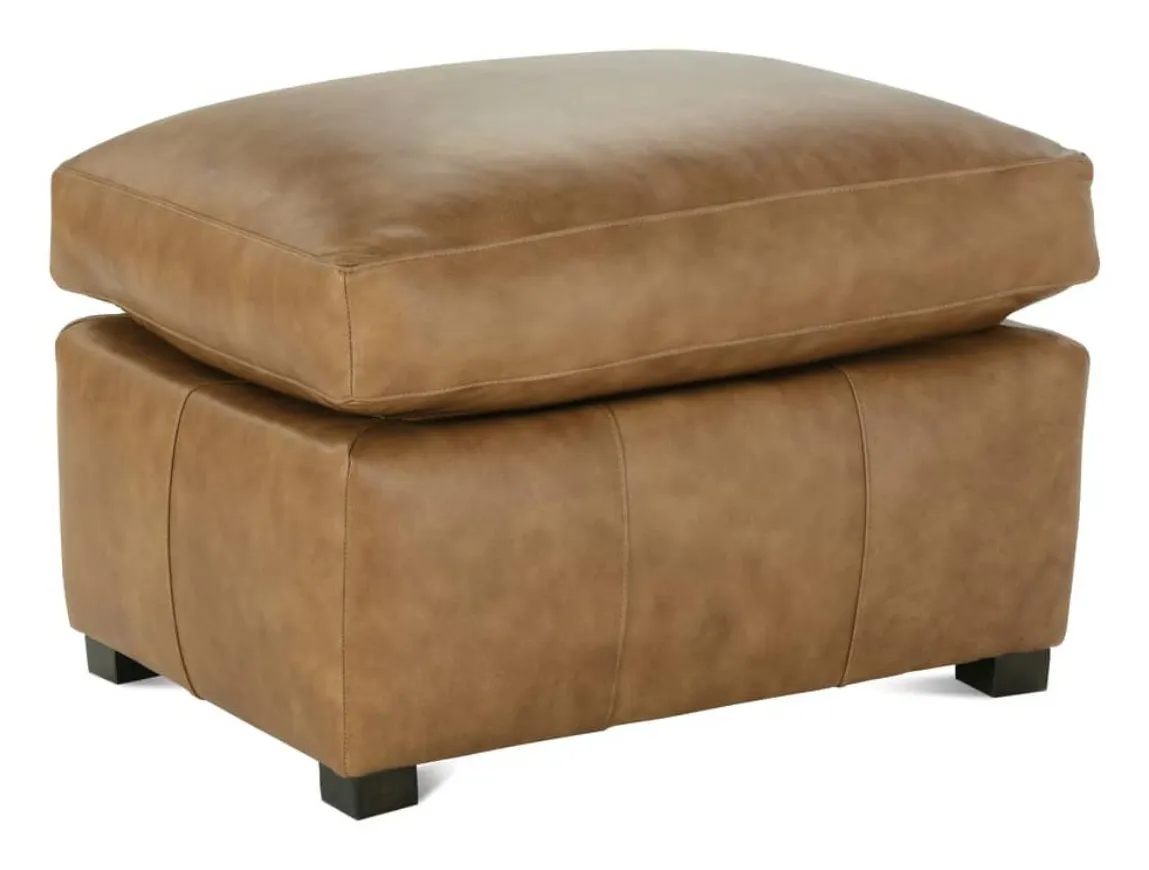 Rowe Furniture DESMOND-L-005-RC Desmond Leather Ottoman Rowe Furniture DESMOND-L-005-RC Desmond Leather Ottoman