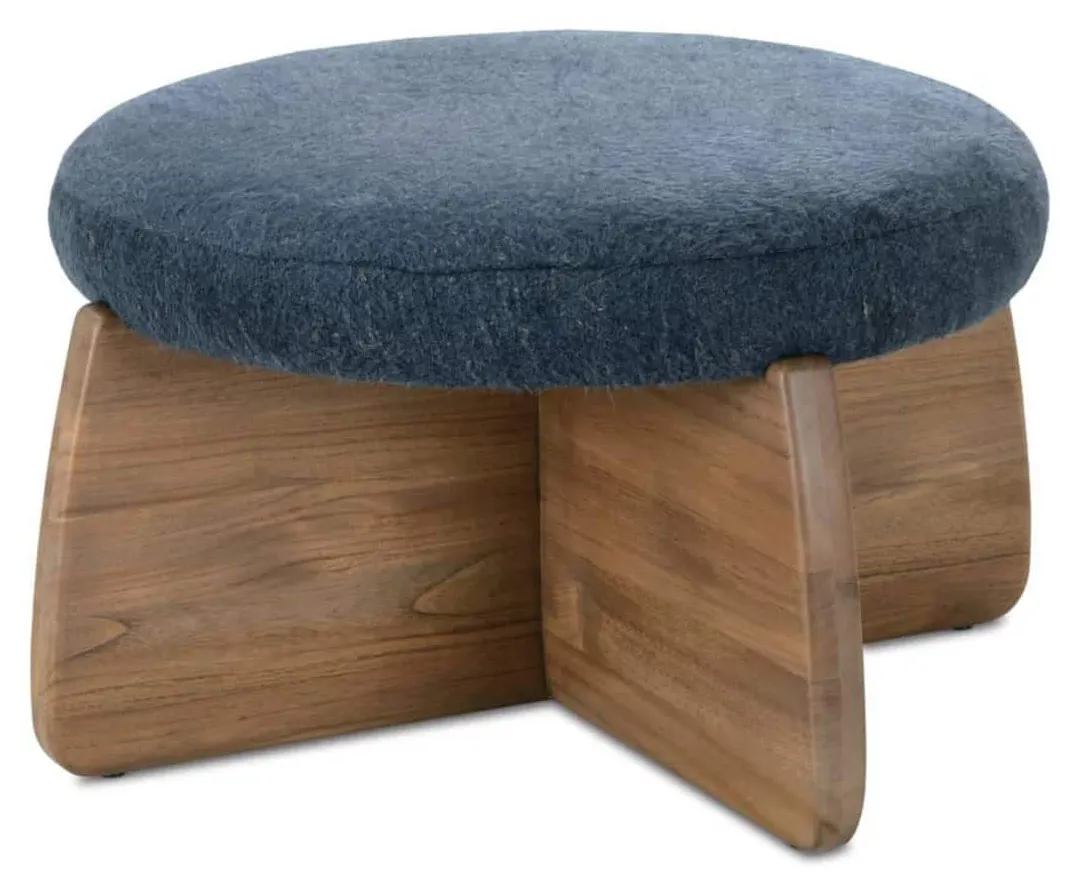 Rowe Furniture R100-P3-018-RC Brushed Blend Nova Round Ottoman Rowe Furniture R100-P3-018-RC Brushed Blend Nova Round Ottoman