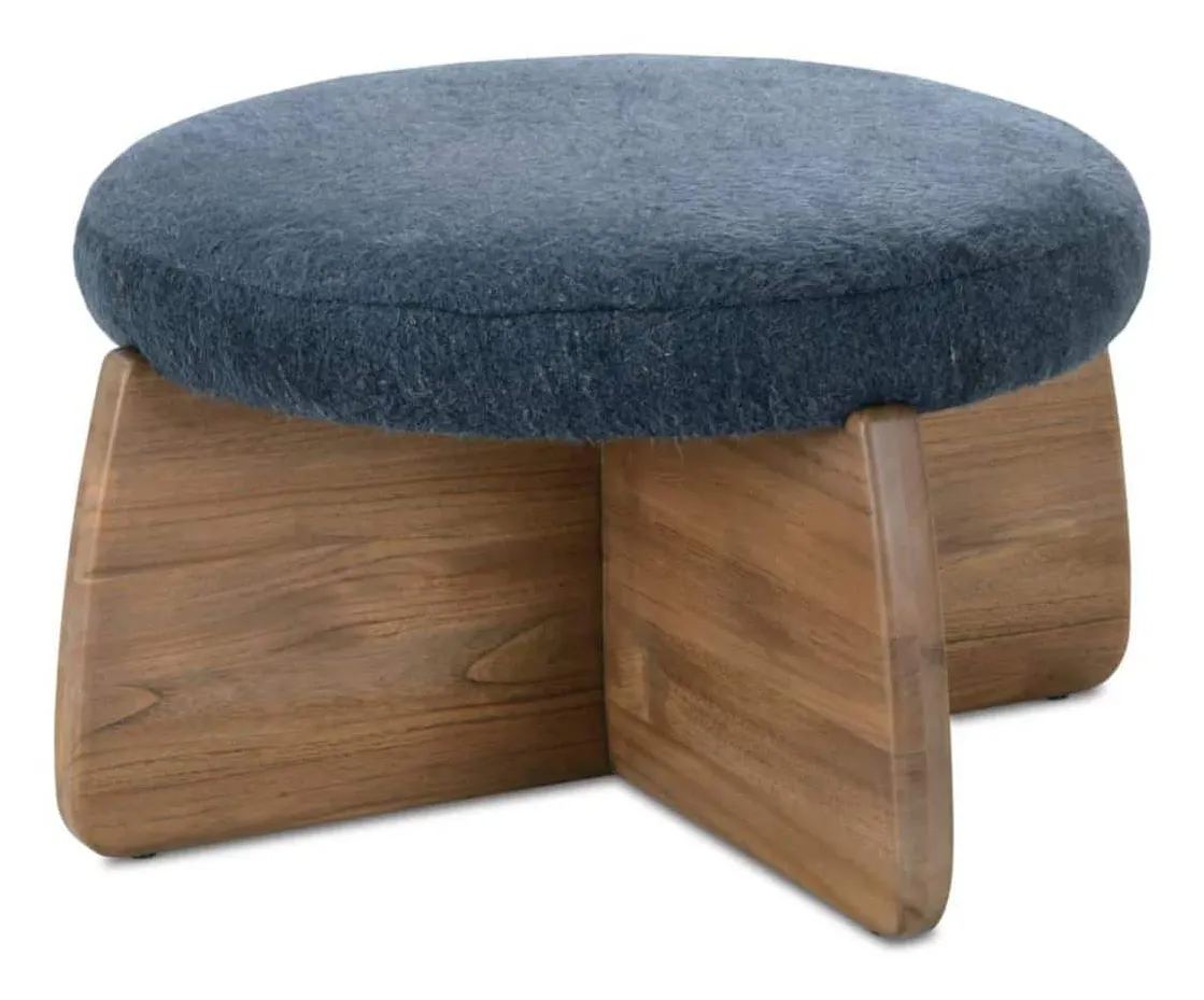 Rowe Furniture R100-P3-018-RC Brushed Blend Nova Round Ottoman Rowe Furniture R100-P3-018-RC Brushed Blend Nova Round Ottoman