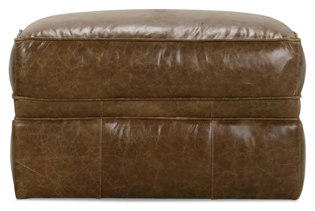 Rowe Furniture KARA-L-005-RC Kara To the Floor Leather Ottoman Rowe Furniture KARA-L-005-RC Kara To the Floor Leather Ottoman
