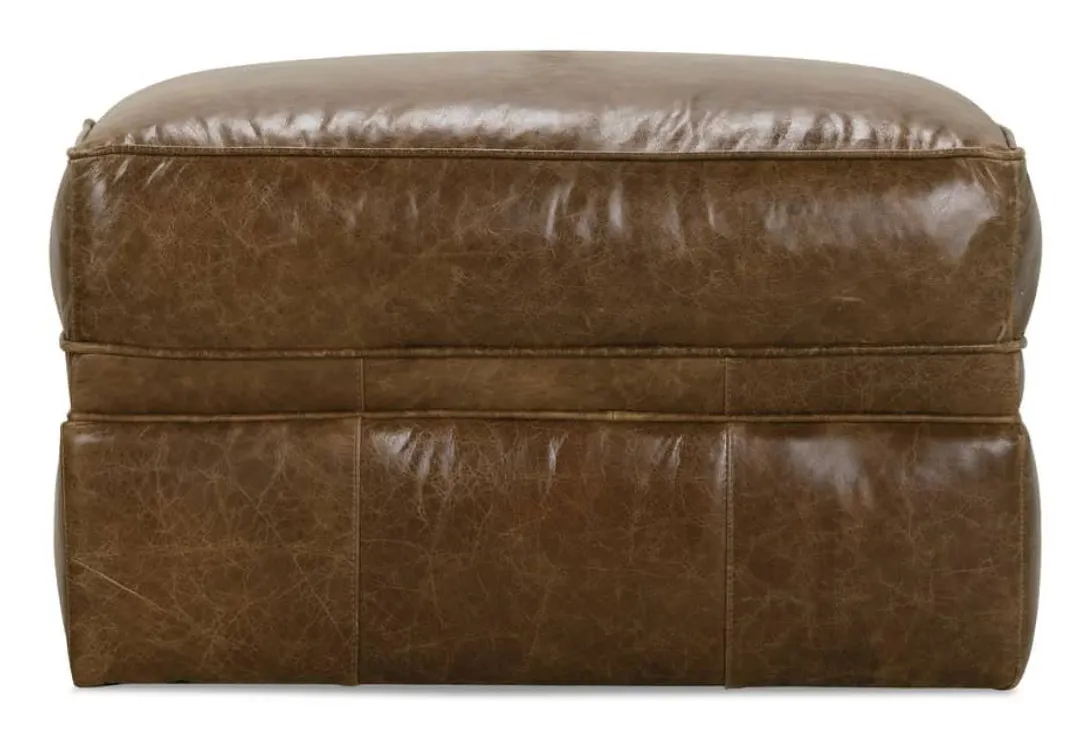 Rowe Furniture KARA-L-005-RC Kara To the Floor Leather Ottoman Rowe Furniture KARA-L-005-RC Kara To the Floor Leather Ottoman