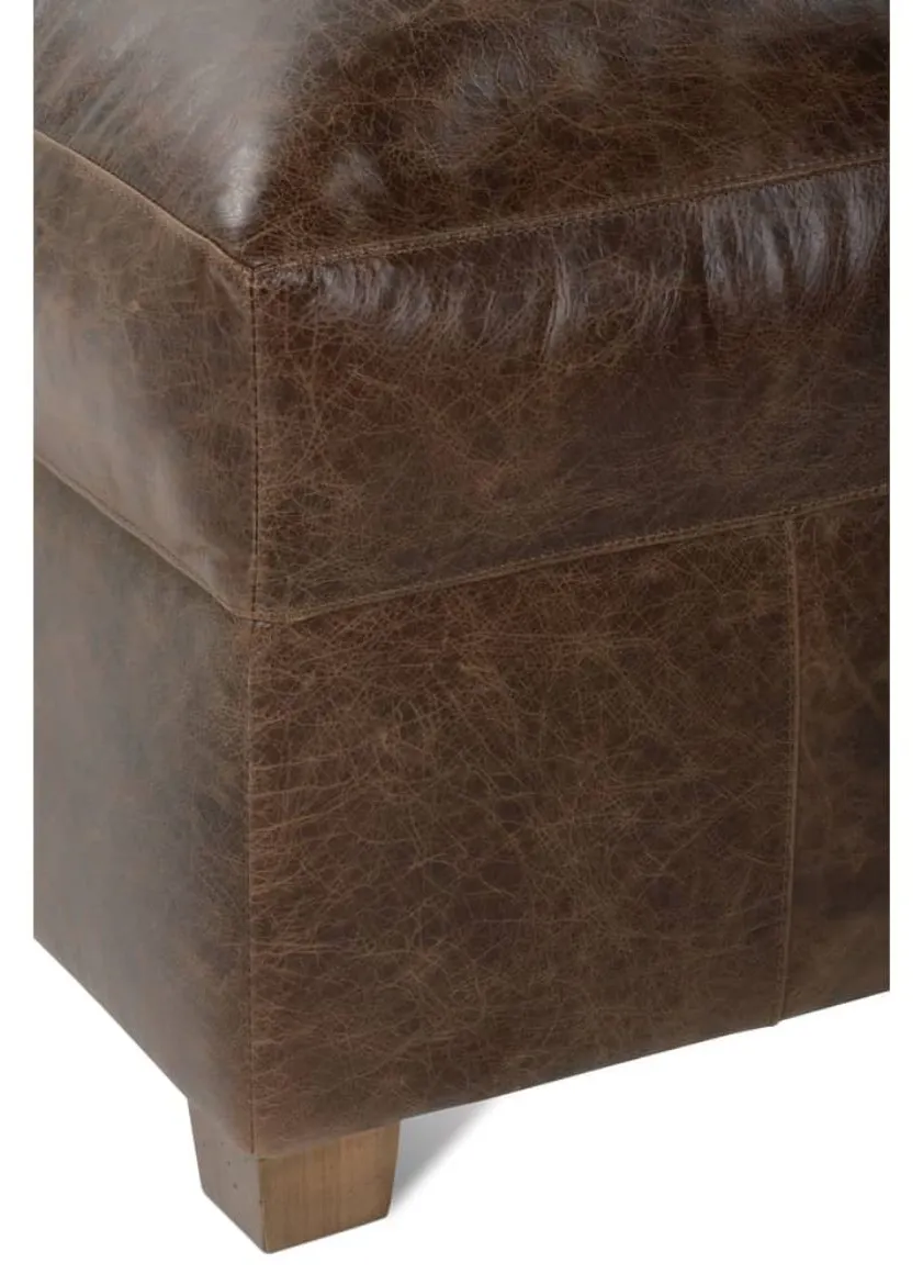 Rowe Furniture LILAH-L-005-RC Lilah Leather Ottoman Rowe Furniture LILAH-L-005-RC Lilah Leather Ottoman
