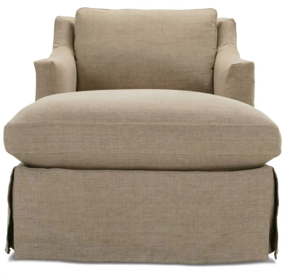 Rowe Furniture MADELINE-SLIP-039-RC Madeline Slipcovered Chaise Chair Rowe Furniture MADELINE-SLIP-039-RC Madeline Slipcovered Chaise Chair