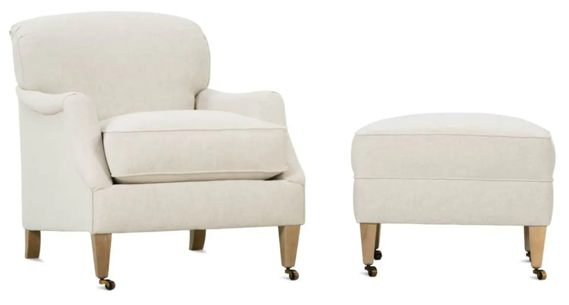 Rowe Furniture MARLEIGH-005-RC Marleigh Ottoman Rowe Furniture MARLEIGH-005-RC Marleigh Ottoman
