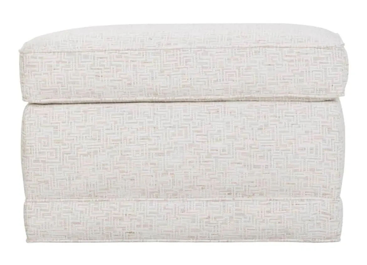 Rowe Furniture C18-075-RC Times Square Built to Floor Ottoman