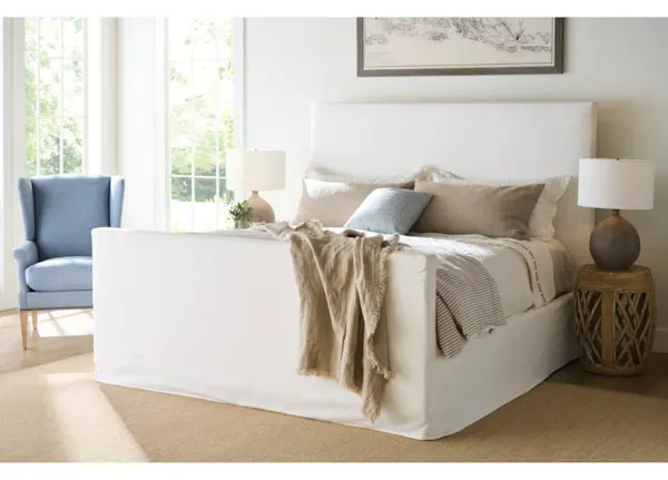 Rowe Furniture GLENWOOD-SLIP-BED Glenwood Slipcovered Bed Rowe Furniture GLENWOOD-SLIP-BED Glenwood Slipcovered Bed