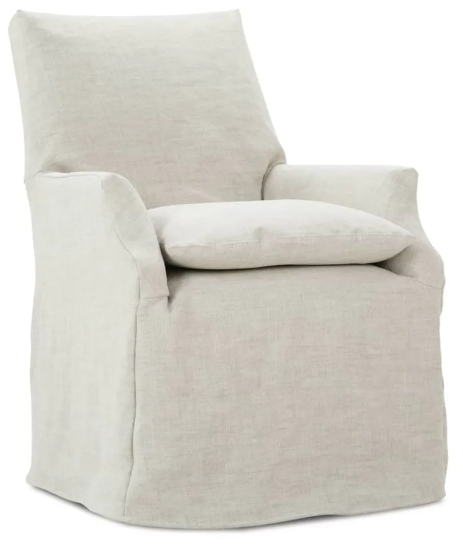 Rowe Furniture P920-SLIP-501 Cece Slipcovered Dining Chair without Casters Rowe Furniture P920-SLIP-501 Cece Slipcovered Dining Chair without Casters