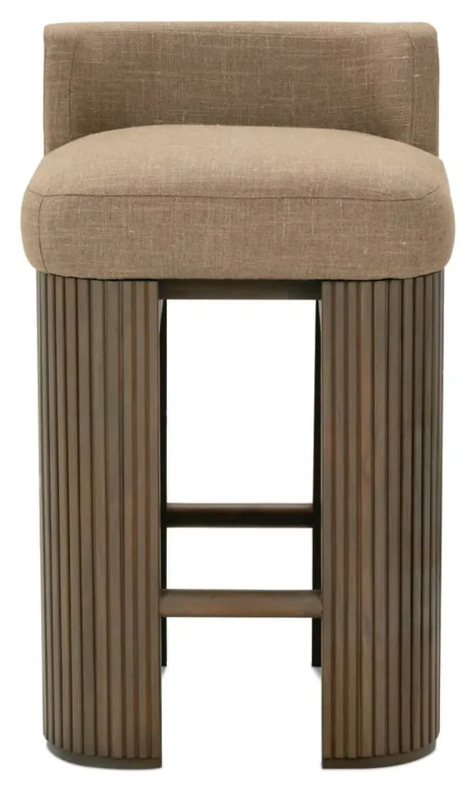 Rowe Furniture R130-540 Kindred Barstool with Back - Sesame Rowe Furniture R130-540 Kindred Barstool with Back - Sesame