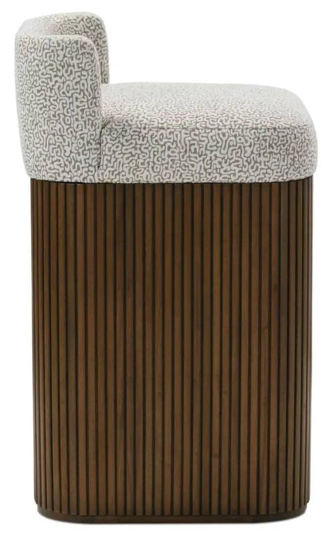 Rowe Furniture R130-546 Kindred Counter Stool with Back - Sesame Rowe Furniture R130-546 Kindred Counter Stool with Back - Sesame