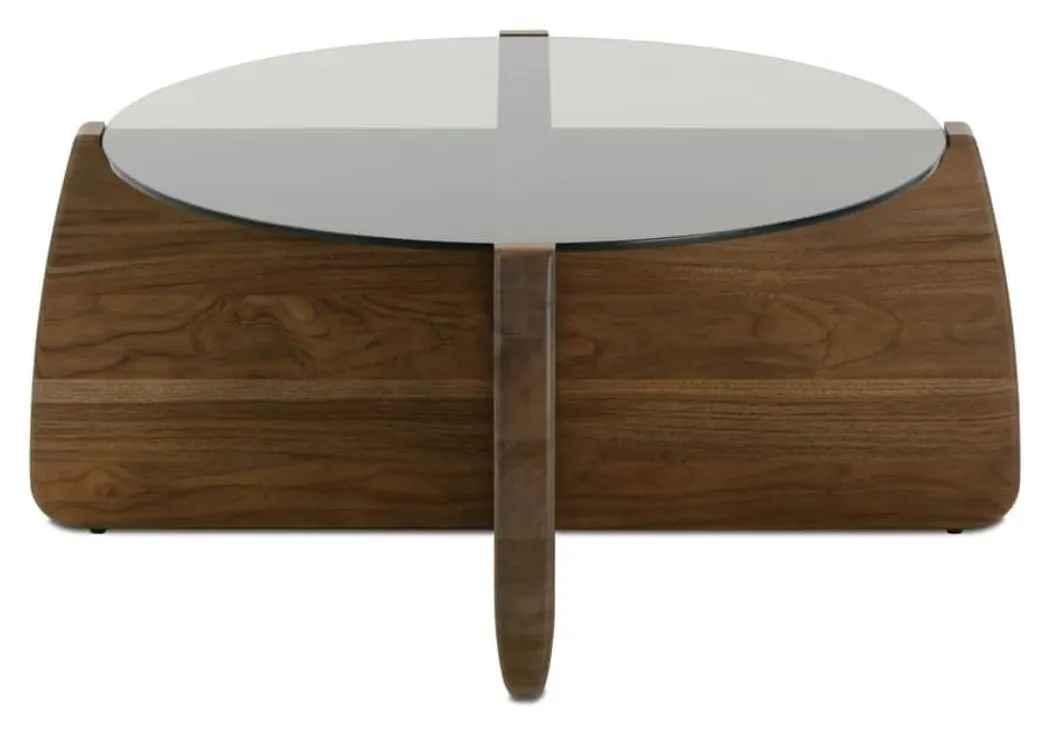 Rowe Furniture RR-11000-310 A/B Nova Round Glass Cocktail Table Rowe Furniture RR-11000-310 A/B Nova Round Glass Cocktail Table