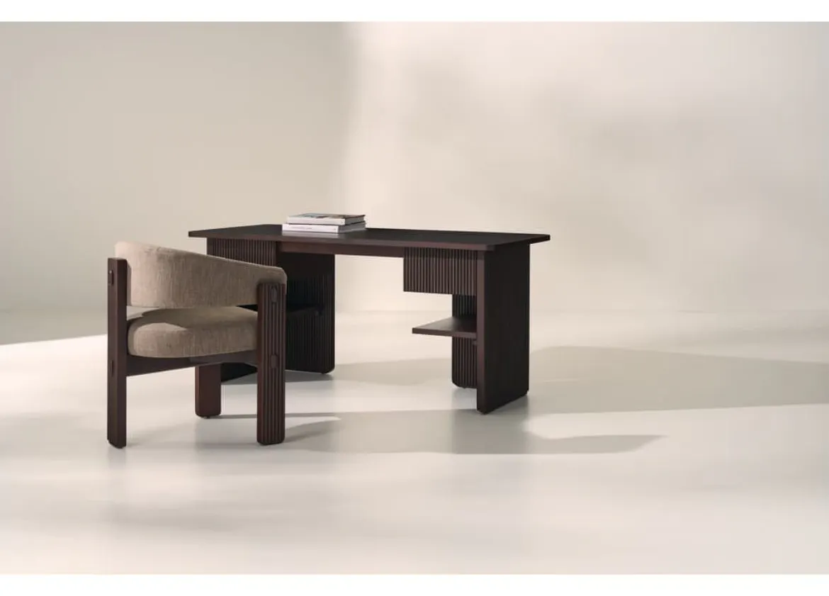 Rowe Furniture RR-11011-700 A/B Kindred Desk - Godiva Rowe Furniture RR-11011-700 A/B Kindred Desk - Godiva
