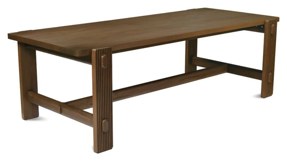 Rowe Furniture RR-11010-805 A/B Kindred Rectangle Dining Table - Mahogany Top in Sesame Base Rowe Furniture RR-11010-805 A/B Kindred Rectangle Dining Table - Mahogany Top in Sesame Base