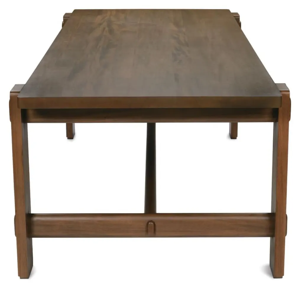 Rowe Furniture RR-11010-805 A/B Kindred Rectangle Dining Table - Mahogany Top in Sesame Base Rowe Furniture RR-11010-805 A/B Kindred Rectangle Dining Table - Mahogany Top in Sesame Base