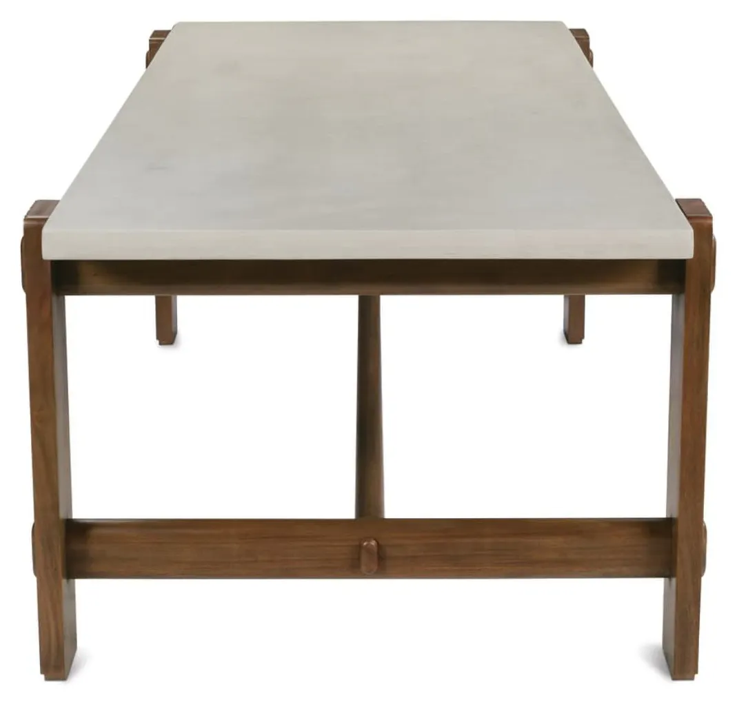 Rowe Furniture RR-11010-806 A/B Kindred Rectangle Dining Table - Mineral Top with Sesame Base Rowe Furniture RR-11010-806 A/B Kindred Rectangle Dining Table - Mineral Top with Sesame Base
