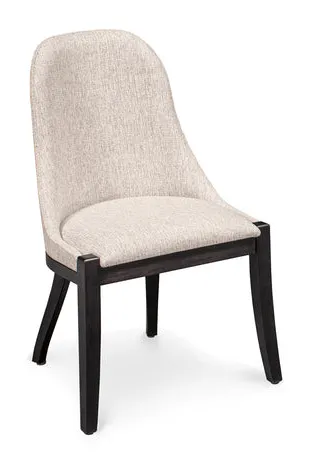 Simply Amish ECCEL-02A-L Celine Leather Side Chair Simply Amish ECCEL-02A-L Celine Leather Side Chair