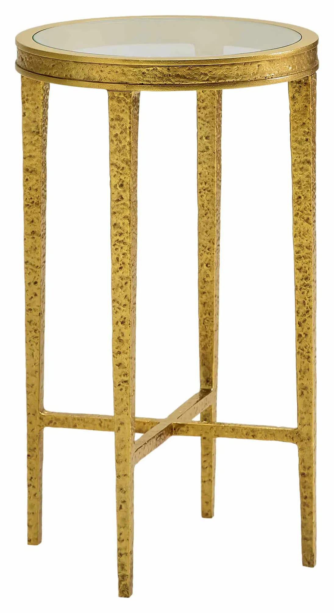 Modern History MH1203F03 Texture Round Spot Table-Ant. Brass Modern History MH1203F03 Texture Round Spot Table-Ant. Brass