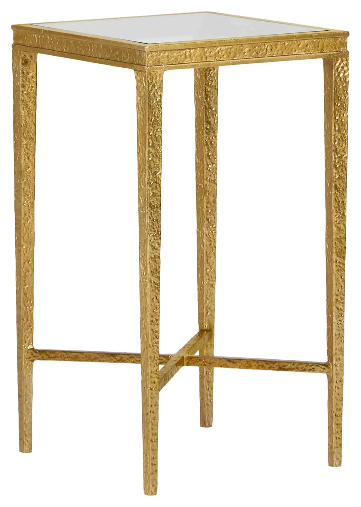 Modern History MH1204F03 Texture Square Spot Table-Ant. Brass Modern History MH1204F03 Texture Square Spot Table-Ant. Brass