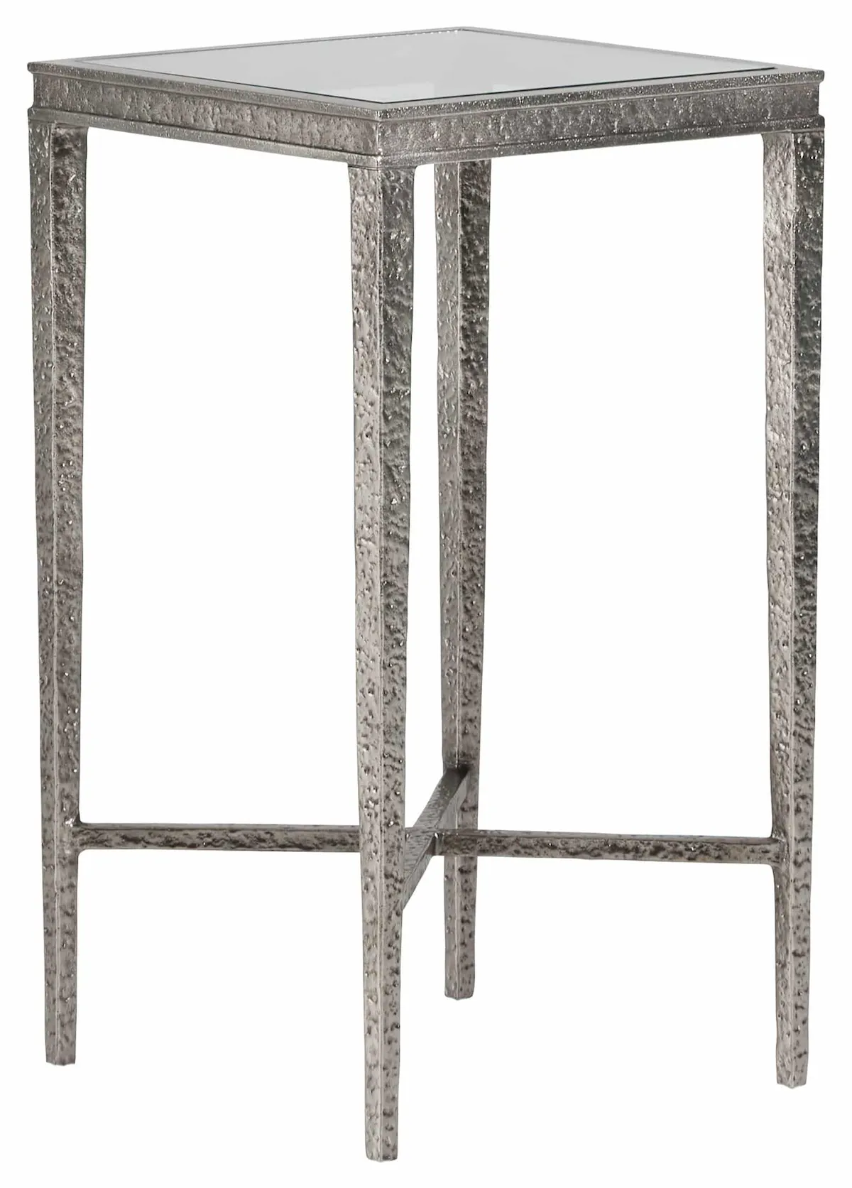 Modern History MH1204F04 Texture Square Spot Table-Ant. Aluminum Modern History MH1204F04 Texture Square Spot Table-Ant. Aluminum