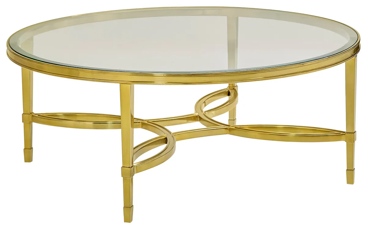 Modern History MH1229F01 Brielle Round Cocktail Table Modern History MH1229F01 Brielle Round Cocktail Table