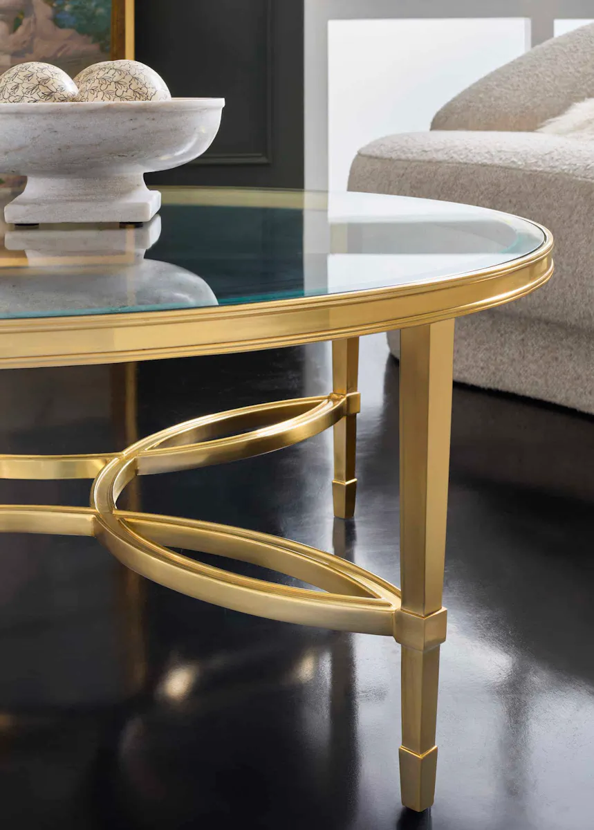 Modern History MH1229F01 Brielle Round Cocktail Table Modern History MH1229F01 Brielle Round Cocktail Table