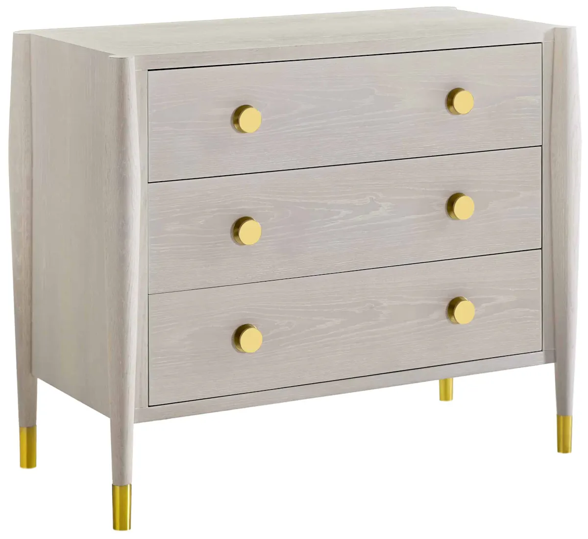 Modern History MH1247F02 Concourde Bedside Chest-Ashe Modern History MH1247F02 Concourde Bedside Chest-Ashe