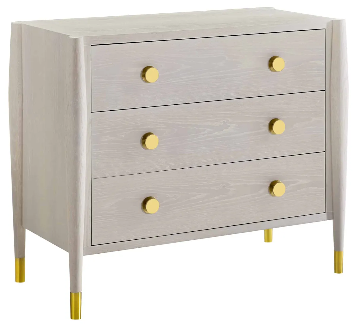 Modern History MH1247F02 Concourde Bedside Chest-Ashe Modern History MH1247F02 Concourde Bedside Chest-Ashe