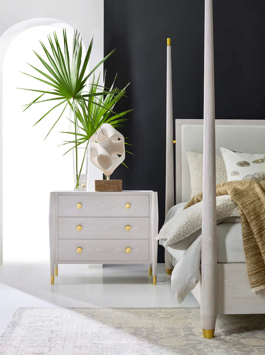 Modern History MH1247F02 Concourde Bedside Chest-Ashe Modern History MH1247F02 Concourde Bedside Chest-Ashe