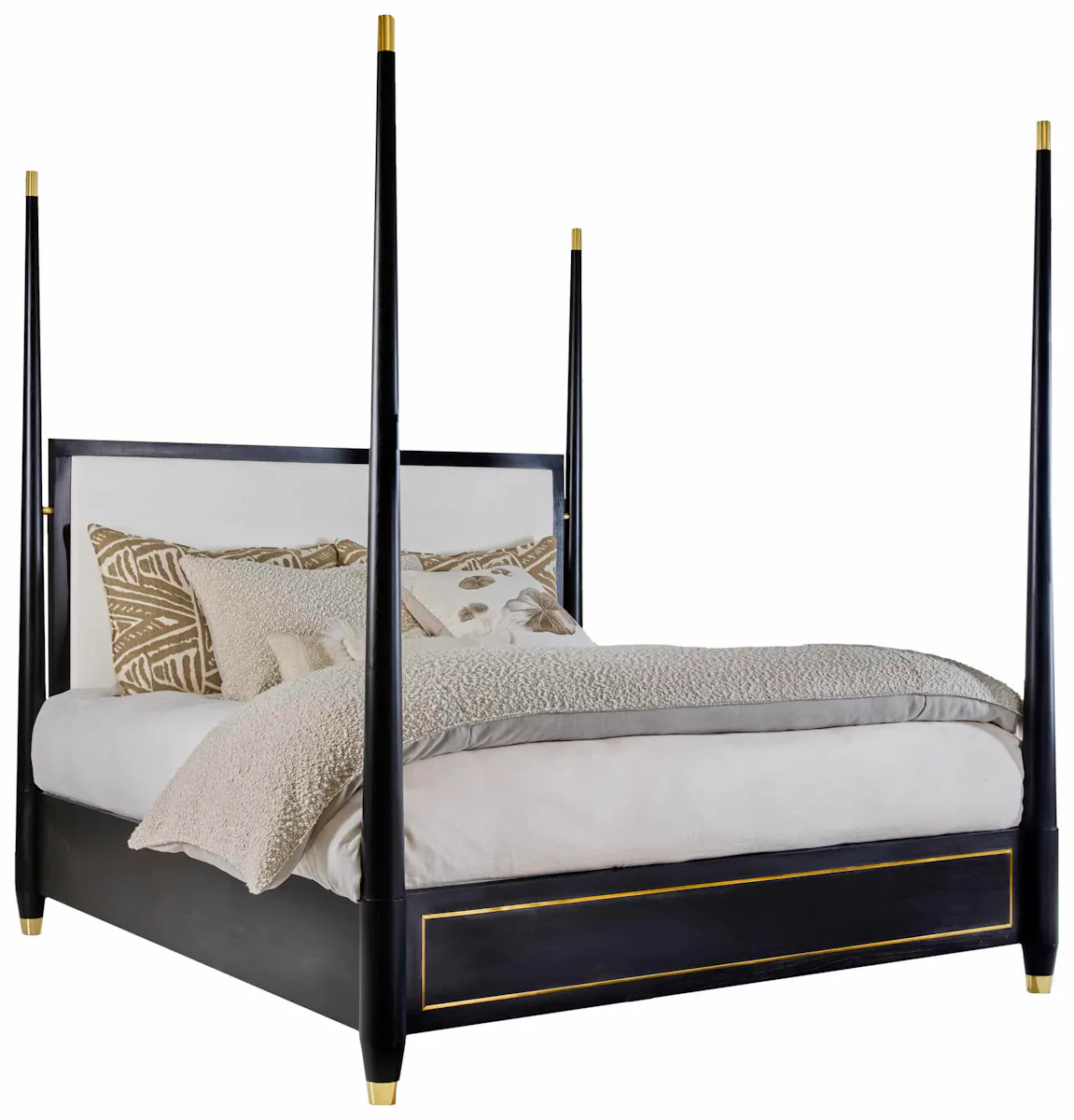 Modern History MH1249F01 Concourde King Bed-Ebony Modern History MH1249F01 Concourde King Bed-Ebony