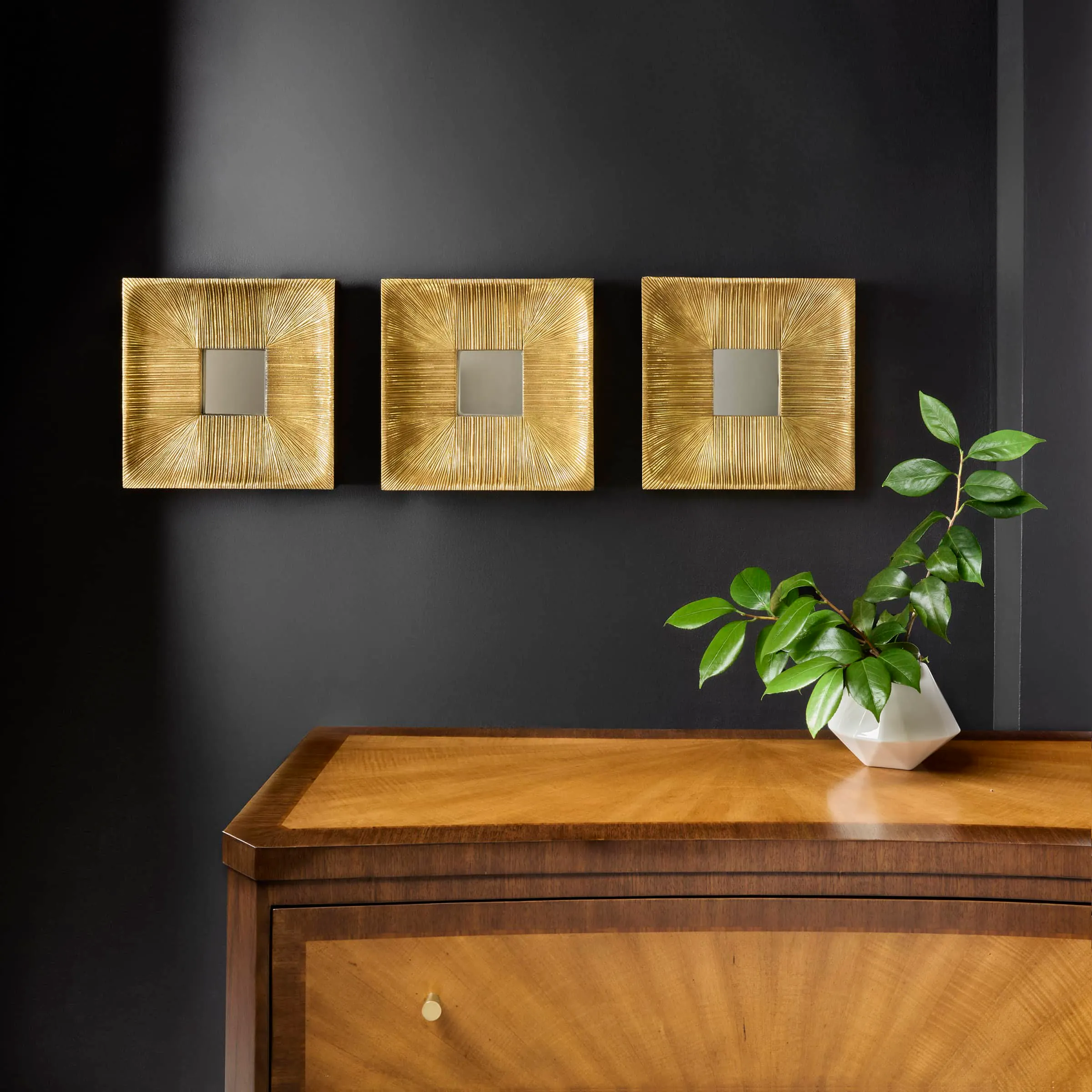 Modern History MH1276F01 Small Parisan Mirrors -Set of 3