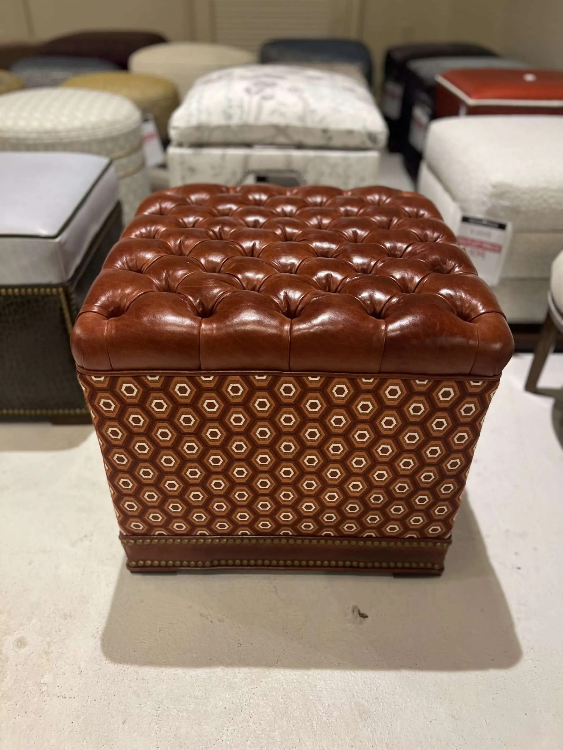 Jessica Charles 8912-T/10414 Lulu Tufted Ottoman