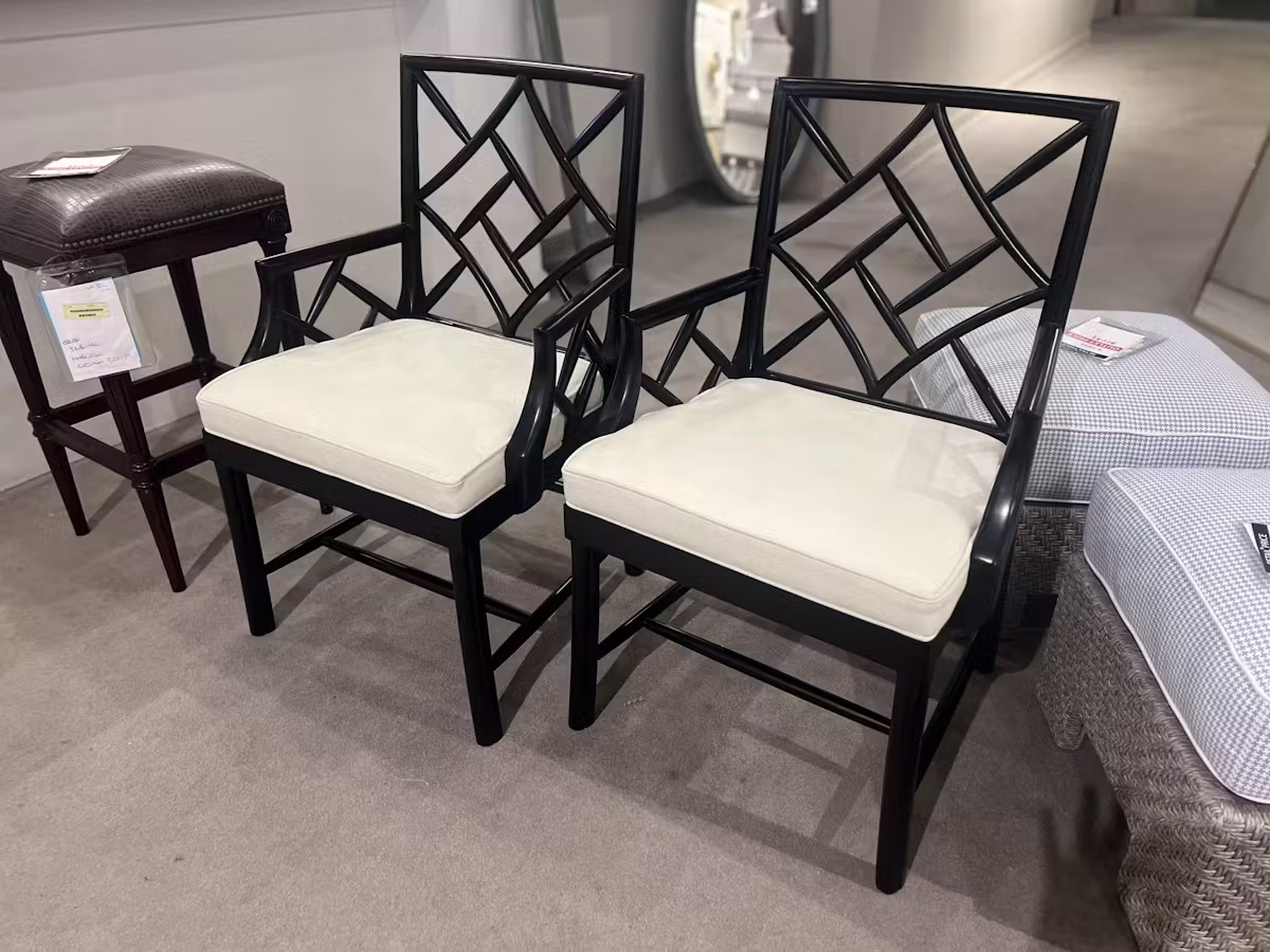 Hickory Chair HC2551-10/100 Fretwork Dining Chair Hickory Chair HC2551-10/100 Fretwork Dining Chair