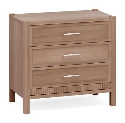 Simply Amish SNBEE-02C1 Benedict 3-Drawer Nightstand Simply Amish SNBEE-02C1 Benedict 3-Drawer Nightstand