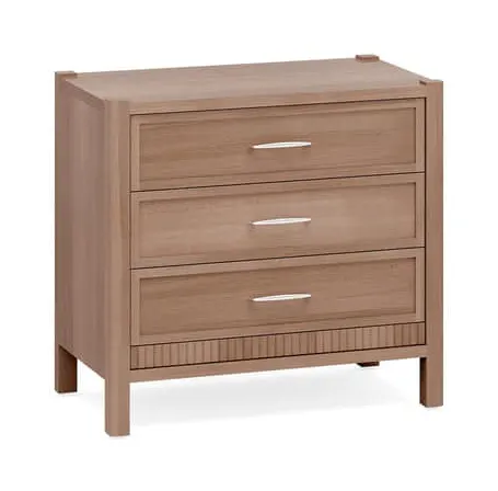 Simply Amish SNBEE-02C1 Benedict 3-Drawer Nightstand Simply Amish SNBEE-02C1 Benedict 3-Drawer Nightstand