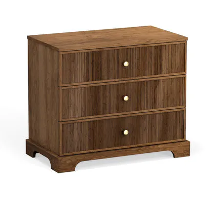 Simply Amish SNPRE-02C2 Prescott 3-Drawer Nightstand Simply Amish SNPRE-02C2 Prescott 3-Drawer Nightstand